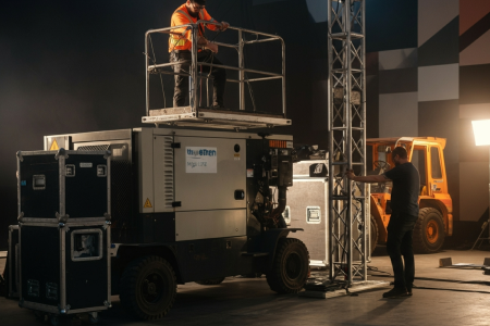 Suministro de generadores eléctricos y equipos de apoyo para eventos - AUDASSIA